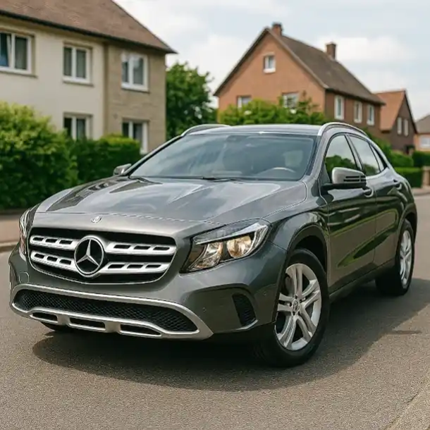 Ein gebrauchtes Mittelklasse-Auto steht bereit für den Autoankauf in Paderborn, um von einem neuen Besitzer gefahren zu werden.